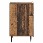 vidaXL Cabinet de chevet Bois ancien 43 x 41 x 68 cm Bois d'ingénierie