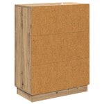 vidaXL Armoire à tiroirs 66 x 34 5 x 87 cm Bois d'ingénierie