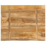 vidaXL Dessus de table 100x80x2 5cm bord vif bois massif manguier brut