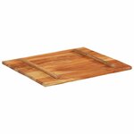 vidaXL Dessus de table rectangulaire 70x80 cm 25-27 mm Bois récupéré
