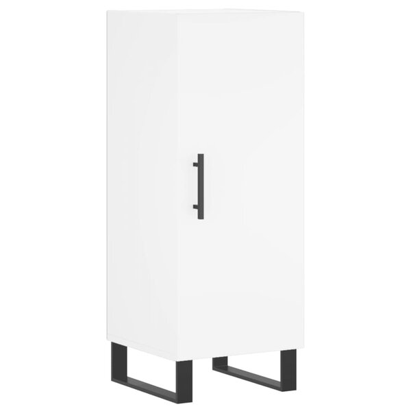 vidaXL Buffet blanc 34 5x34x90 cm bois d'ingénierie