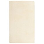 vidaXL Tapis Shaggy à poils longs NAVARRA crème 60x100 cm polyester