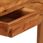 vidaXL Bureau avec tiroirs Bois massif 88 x 50 x 90 cm