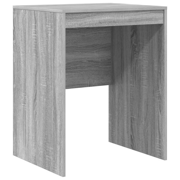 vidaXL Bureau d'écriture Gris sonoma Panneau de particules 60 x 50 x 76 cm