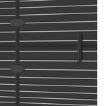 vidaXL Cabine de douche pliable ESG 100x140 cm Noir