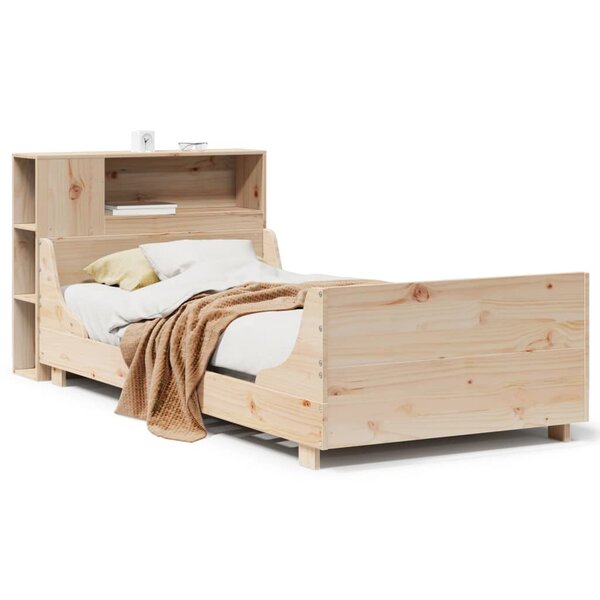 vidaXL Cadre de lit sans matelas 90x200 cm bois de pin massif