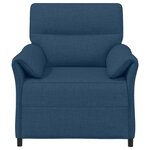 vidaXL Canapé 100  polyester  cadre en métal  MDF  Contreplaqué