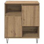 vidaXL Buffets 2 Pièces chêne artisanal 120 x 35 x 70 cm