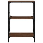 vidaXL Bibliothèque à 3 niveaux chêne marron 59x35x90 5 cm
