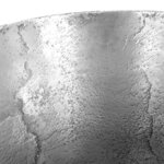 vidaXL Seau à champagne Aluminium solide 39x29x71 cm Argenté