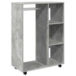 vidaXL Garde-robe Gris béton 80x40x110 cm Bois d’ingénierie