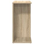 vidaXL Table de chevet chêne sonoma 46 5x29x61 cm bois d'ingénierie