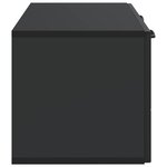 vidaXL Meuble TV mural Noir 59 5 x 31 x 30 cm Bois d'ingénierie