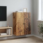 vidaXL Armoire Murale Bois ancien 66 x 34 5 x 90 cm Bois d'ingénierie