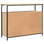 vidaXL Buffet chêne sonoma 100x35x80 cm bois d'ingénierie