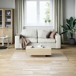 vidaXL Tapis shaggy crème blanc 120x183 cm polyester
