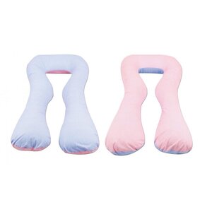 coussin à usages multiples bleu à carreaux   rose à carreaux