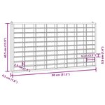 vidaXL Vitrine de collection en bois avec 80 compartiments 80 x 4 5 x 40 5 cm