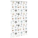 vidaXL Store enrouleur de douche avec cassette largeur du tissu 136 cm