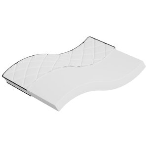 vidaXL Matelas en mousse moyennement doux 140x190 cm