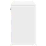 vidaXL Cabinet à chaussures Blanc 103 x 30 x 51 cm Bois d'ingénierie