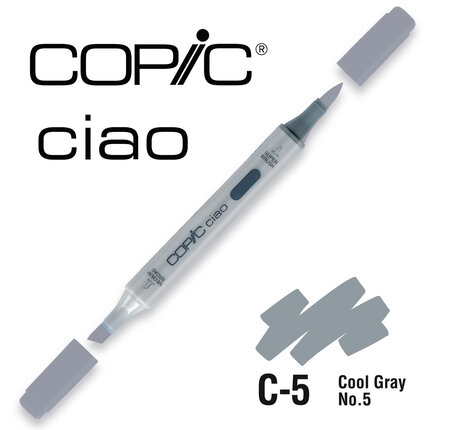 Marqueur à l'alcool Copic Ciao C5 Cool Gray No.5