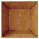 vidaXL Bol de Jardin 40x40x15 cm en Acier Corten