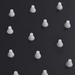 vidaXL Pomme de douche pluie Acier inoxydable 50x50 cm Carrée Noir