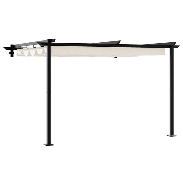 vidaXL Pavillon 300 x 300 x 200 cm Crème Polyester