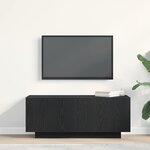 vidaXL Meuble TV Chêne noir 100 x 35 x 40 cm Bois d'ingénierie