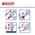 Edding marqueurs à craie 5 pièces multicolore 4095
