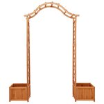vidaXL Pergola de jardin avec jardinière Bois pin massif