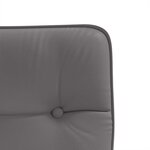 vidaXL Chaise de salle à manger Gris Similicuir