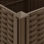 vidaXL Lit surélevé 40x40x38 cm Polypropylène