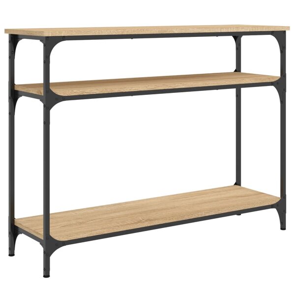 vidaXL Table console chêne sonoma 100x29x75 cm bois d'ingénierie