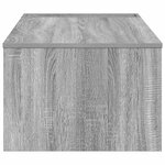 vidaXL Table basse Gris Sonoma 95 x 50 x 34 cm Bois d'ingénierie