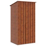 vidaXL Cabanons de jardin Marron 103 x 86 x 200 cm Métал