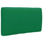 vidaXL Canapé palette 2 places et coussins Pin imprégné de marron miel