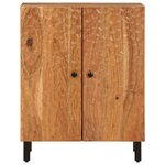 vidaXL Armoire latérale 60x33x75 cm bois massif d'acacia