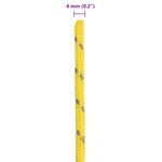 vidaXL Cordes de haubanage avec clés réfléchissantes 8 Pièces 4 m 4 mm