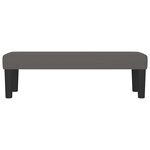 Banc banquette gris 100 x 30 x 30 cm synthétique 02_0010545