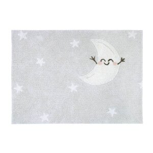 Tapis coton lavable rectangulaire Lune 120 x 160 cm