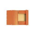 Chemise 3Rabat 4 5/10ème ELAST+ETIQ-ORANGE EXACOMPTA