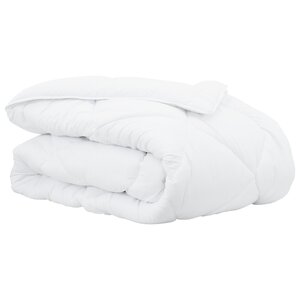 vidaXL Couettes & Duvets Blanc 240 x 200 cm Microfibre