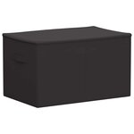 vidaXL Boîte de rangement 2 Pièces Anthracite 60 x 43 x 35 cm