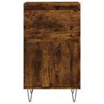 vidaXL Buffet chêne fumé 40x35x70 cm bois d'ingénierie