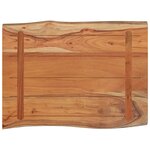 vidaXL Table d'appoint 50x40x2 5cm bois massif acacia bordure assortie