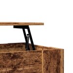 vidaXL Table basse vieux bois 101x49x52 cm bois d'ingénierie