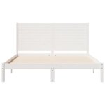 vidaXL Cadre de lit extra long sans matelas 160x210 cm bois massif