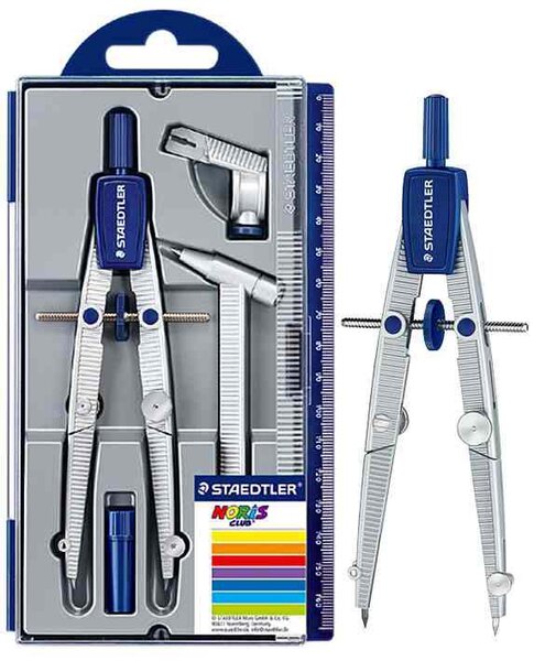 550 02 Compas Noris Club 156 mm Barre de rallonge et adaptateur universel STAEDTLER